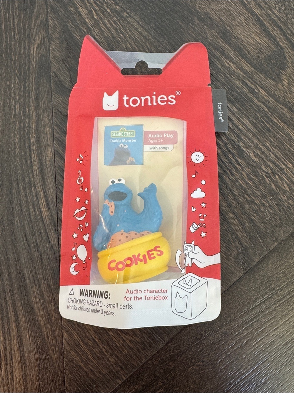Tonies Cookie Monster Blue Yellow Cookie Bowl Audio Figure
